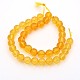 Natural Quartz Crystal Faceted Round Beads Strands G-P088-75-12mm-2