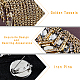 SUPERFINDINGS 2Pcs Rhinestone Shoulder Badges Detachable Iron Tassel Epaulets Retro Golden Shoulder Brooch for Men and Women Cloth Uniform Accessories FIND-FH0005-44G-4