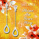 SHEGRACE 925 Sterling Silver Dangle Earrings JE643A-4