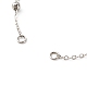 Handmade Brass Satellite Chain Bracelets Making Accessories AJEW-JB01025-01-3