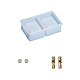 Moldes de caja de almacenamiento de anillos de dedo cuadrados de silicona de grado alimenticio diy SIMO-PW0014-16-2