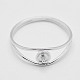 925 Sterling Silver Finger Ring Components STER-A070-028-2