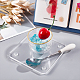 PandaHall Personalized Clear Acrylic Coasters AJEW-PH0017-66-4