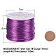 BENECREAT 18 Gauge(1mm) Aluminum Wire 492 FT(150m) Anodized Jewelry Craft Making Beading Floral Colored Aluminum Craft Wire - Purple AW-BC0001-1mm-06-5