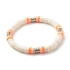 Ensemble de bracelets extensibles hieishi en hématite synthétique et argile polymère pour femme BJEW-JB07430-7