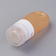 創造的なポータブルシリコンポイントボトリング  シャワーシャンプー化粧品エマルジョン貯蔵ボトル  オレンジ  93x42mm 容量：約37ml MRMJ-WH0006-F03-37ml-2