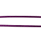ナイロン糸  ラットテールサテンコード  パープル  1.0mm  約76.55ヤード（70m）/ロール NWIR-R025-1.0mm-1904-2
