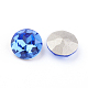 Apuntado hacia atrás & dorso plateado Diamante de imitación de cristal Cabujones RGLA-J012-8mm-206-2