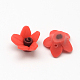 Ручной полимерные глины цветок бусины CLAY-Q221-09-2