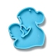 Fête des mères mère avec bébé moules à pendentif en silicone AJEW-M221-02C-2
