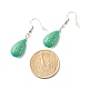 Teardrop Plating Acrylic Beads Dangle Earrings for Girl Women EJEW-JE04679-03-2