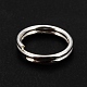 304 anelli portachiavi in ​​acciaio inox STAS-P223-22S-03-3