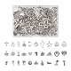 Kissitty 120 pièces 30 pendentifs en alliage de style tibétain FIND-KS0001-19-1