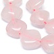 Chapelets de perles en quartz rose naturel G-K291-A24-3