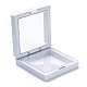 Square Transparent PE Thin Film Suspension Jewelry Display Box CON-D009-01B-05-3