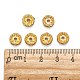 Iron Rhinestone Spacer Beads RB-A008-8MM-G-4