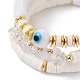 Ensemble de bracelets de grosses perles de tube BJEW-JB07224-5