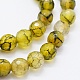 Faceted Natural Agate Beads Strands G-F561-6mm-D04-3