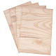 Tavole da rottura in legno rettangolari WOOD-WH0131-02B-1