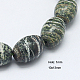 Brins de perles de jaspe en argent naturel G-G235-10x13mm-04-1