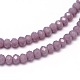 Faceted Rondelle Glass Beads Strands GLAA-M028-2mm-M-3