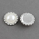 Garment Accessories Half Round ABS Plastic Imitation Pearl Cabochons RB-S020-03-A11-1