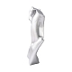High End Resin Side Body Model Portrait Jewelry Stand NDIS-B001-03B-4