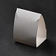 長方形の折りたたみ可能な紙のジュエリーディスプレイカード  イヤリング&ネックレスディスプレイ用ジュエリーオーガナイザーホルダー  ホワイト  完成品：6.5x5.05x8.05cm  24.5x6.5x0.05cm  穴：1.5mm EDIS-E011-01A-4