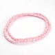 Frosted Glass Bead Strands GLAA-J063-B04-2