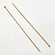 竹シングル尖った編み針  ペルー  400x6x2.5mm  2個/袋 TOOL-R054-2.5mm-1