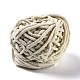 柔らかいかぎ針編みの糸  スカーフ用の太い編み糸  バッグ  クッション作り  ミックスカラー  7~8mm  65.62ヤード（60m）/ロール OCOR-G009-03-M-3