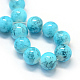 Chapelets de perles rondes en verre peint de cuisson DGLA-Q019-8mm-76-2