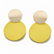 Spray Painted Eco-Friendly Iron Clip-on Earrings EJEW-T009-01F-NR-1
