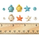 Kits de bricolage de perles de turquoise synthétiques DIY-FS0003-78-6
