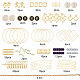 Kits de fabricación de pendientes diy sunnyclue DIY-SC0015-97-2