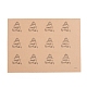 Self-Adhesive Kraft Paper Gift Tag Stickers DIY-D028-03A-01-1