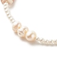 Natürliche Sonnenstein-Chip-Perlenkette für Mädchenfrauen NJEW-TA00016-01-5