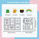 GLOBLELAND St. Patrick's Day Postage Frame Cutting Dies for Card Making Metal Stamp Frame Die Cuts Cutting Dies Templates for Scrapbooking Journal Embossing Paper Craft Decor DIY-WH0309-1619-6