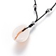 Verstellbare Nylonschnur geflochtenen Perlen Armbänder BJEW-JB03968-3