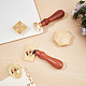 Wax Seal Brass Stamp Head AJEW-WH0213-048-6