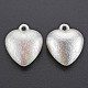 Ciondoli in plastica abs galvanica imitazione perla X-KY-T023-008A-01-2