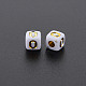Opaque White Acrylic Beads MACR-Q242-010O-2