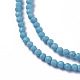 Synthetic Turquoise Beads Strands X-G-F596-39-3mm-3