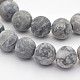 Fili di perline di pietra naturale mappa/diaspro policromo/pietra picasso/diaspro picasso G-D657-6mm-1
