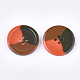 Tri-color Resin Buttons RESI-S377-06C-03-2