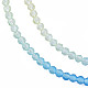 Chapelets de perles en verre transparente   GLAA-N041-009-08-3