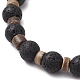 Натуральные бусины из лавы BJEW-JB11329-02-4