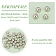 Unicraftale 40Pcs Alloy Shank Buttons BUTT-UN0001-08-5