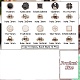 100 pièces en plastique de style 10 avec boutons en émail DIY-WH0410-17-2