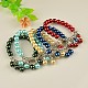 Carnival Jewelry Tibetan Style Charm Bracelets BJEW-JB00699-1